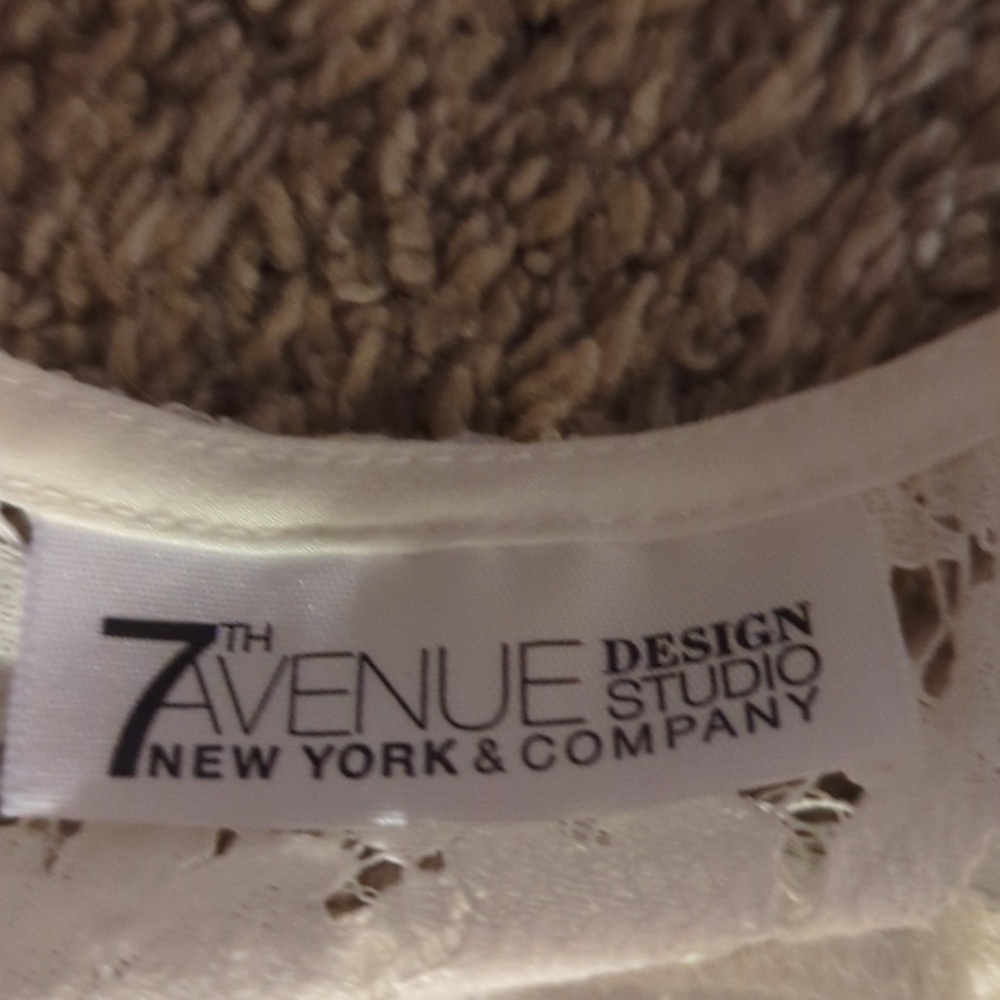 7th avenue white blouse, size XS - Picture 5 of 6
